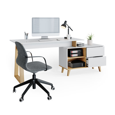 Gabriela L-Shape Desk