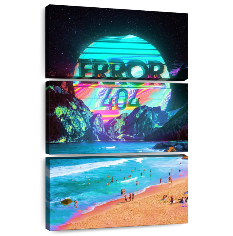 Kelan Error I, 74" H x 48" W