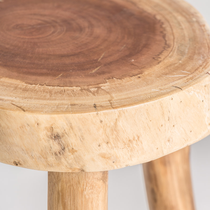 Clues Solid Wood Accent Stool