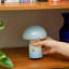 Humber Mini Cordless Glass Mushroom Lamp-70609971-70609975