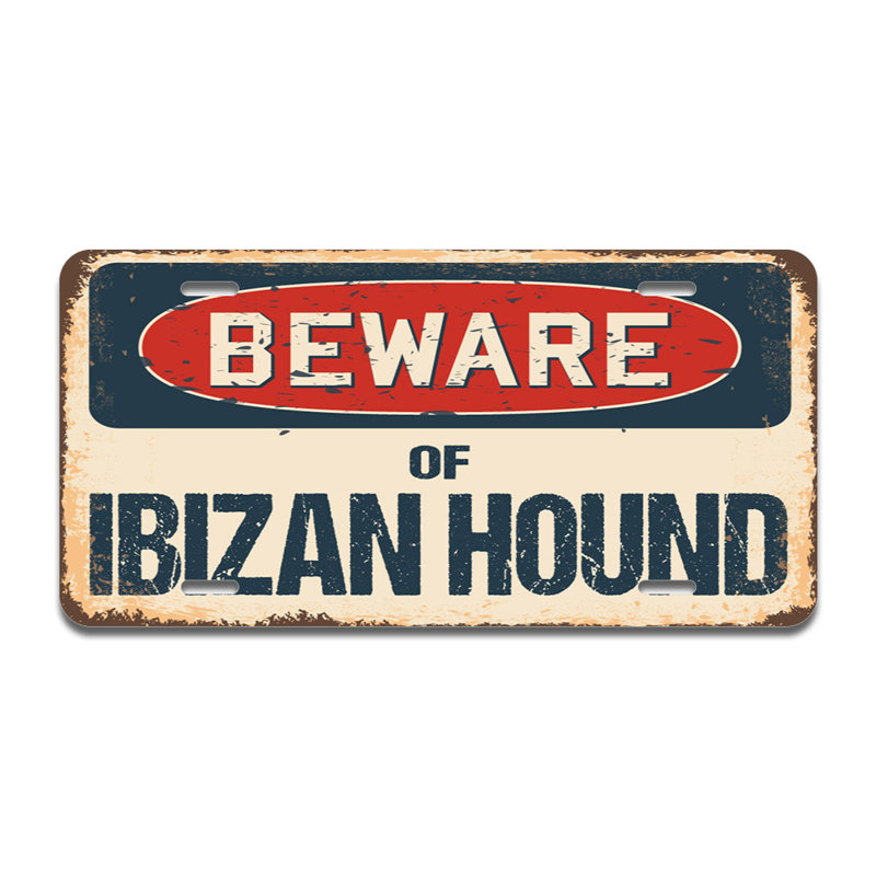 Cadre en aluminium Beware of Ibizan Hound