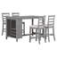 Ensemble de salle à manger 5 pièces avec chaises rembourrées Modern-1752519834-1752519835-1752519832