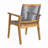 Outdoor Acacia Wood Club Chairs