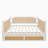 Traditional Style Rattan Daybed with 2 Drawers-1225844910-1225844911