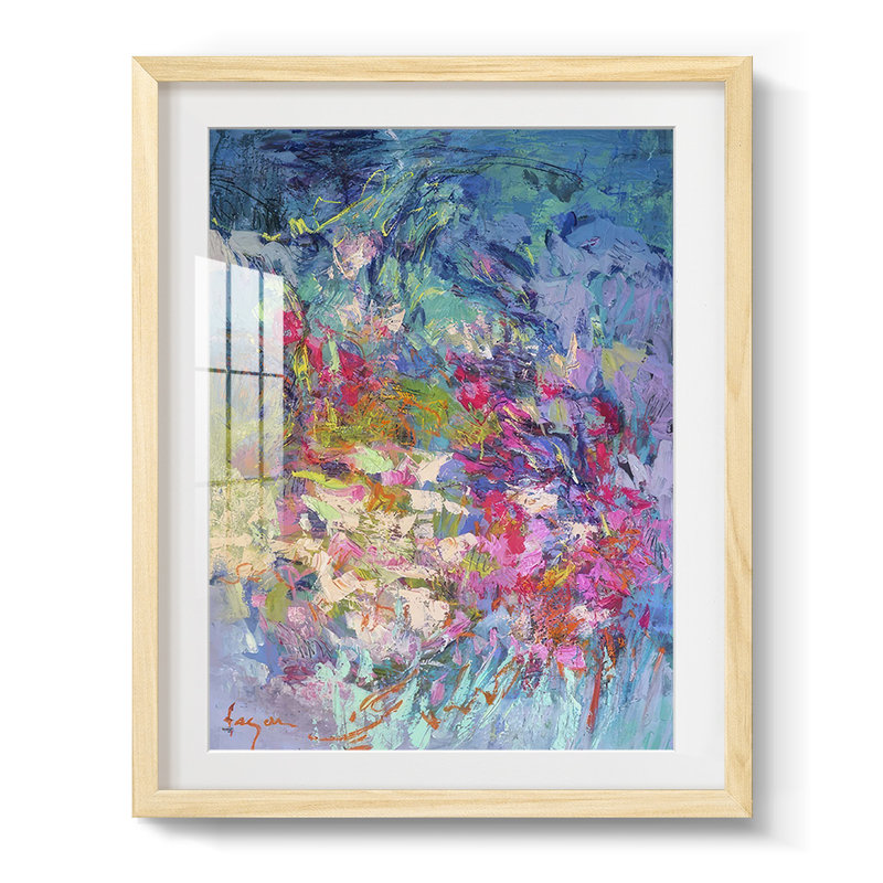 Forevermore  I -Framed Print, Natural, 28.5" H x 20.5" W