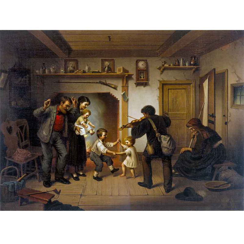 Adhésif décoratif «Buell Power of Music» (1872), H 17,5 po x l 24 po