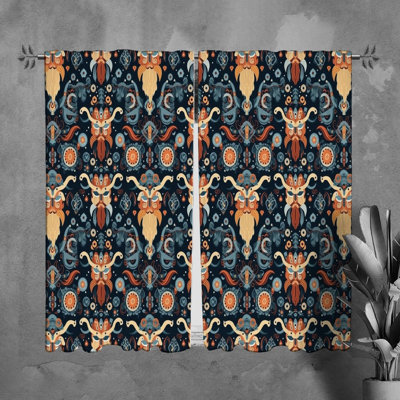 Paire de rideaux obscurcissant en polyester Androff