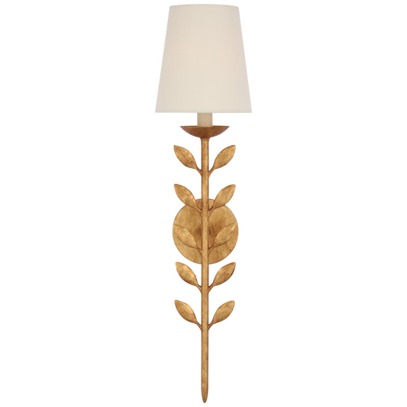Avery 1 - Light Wallchiere, Antique Gold Leaf