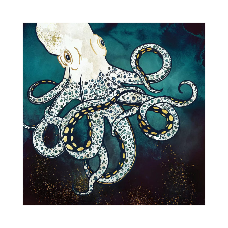 Underwater Dream VII - Impression, H 26 po x l 26 po x P 1,5 po, Toile tendue