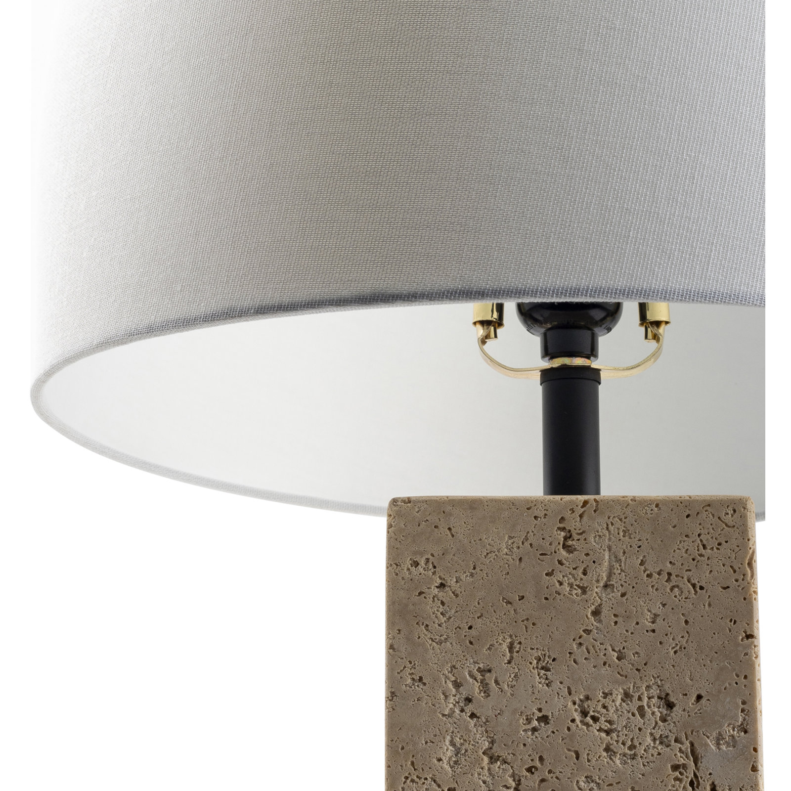 Holderness Travertine Table Lamp
