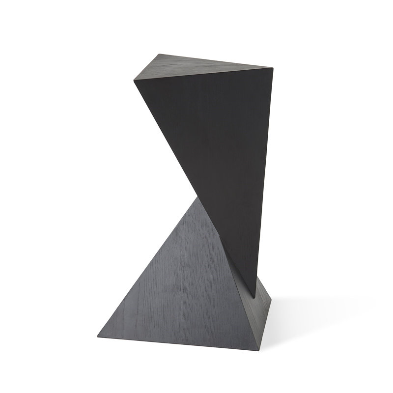 Spectrum Side Table-Blackened Oak, Black