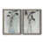 Toile avec cadre gris