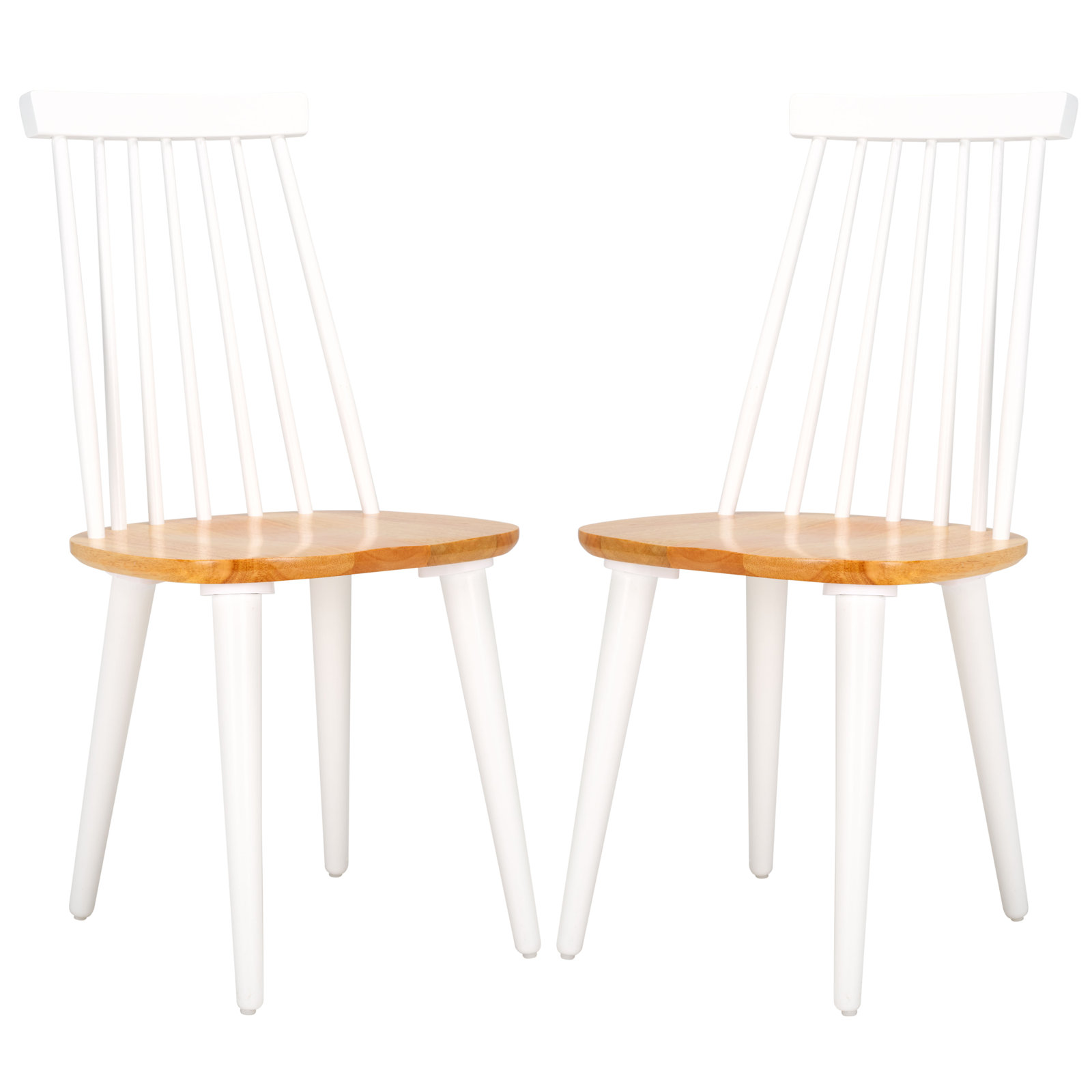 Rolde Dining Chair, Natural/White
