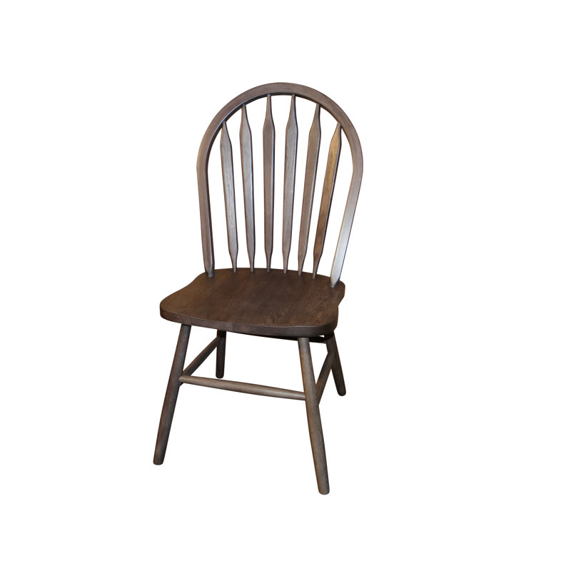 Classic oak wood arrow back chair