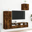 Unfinished Entertainment Centre for TVs up to 28" with Fireplace Included-98523954