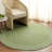 Braided Hand Woven No Pattern Indoor Rug-643663653