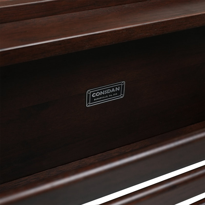 4 Pair Solid Wood Shoe Storage Bench, 16.5"H x 23.5"W x 11.75"D