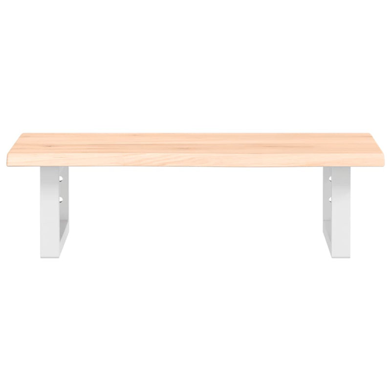 Bracket Shelf, Brown/White, 2cm H x 60cm W x 40cm D