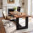 63-Inch Solid Wood Desk