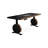 Black+Brownness Rectangular Manufactured Wood+Barenia+Steel desk-798072327