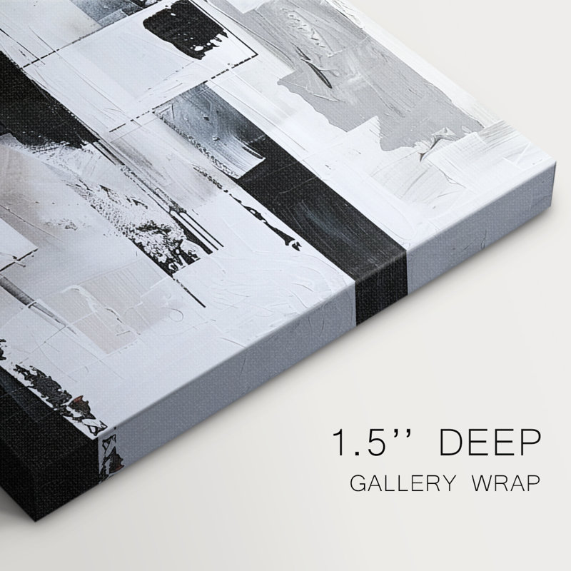 Abstract Series 1 # IV-Gallery, toile tendue, H 24 po x l 48 po