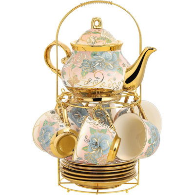 European Ceramic Tea Set
