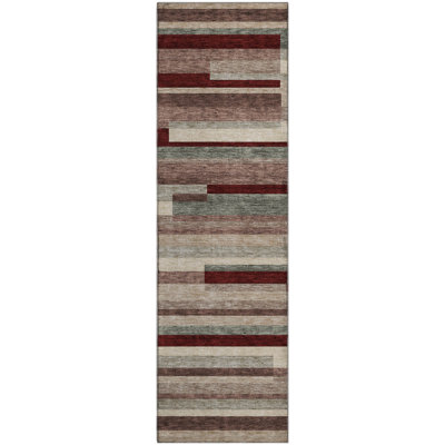 Premium Machine Washable Prisco Merlot Rug
