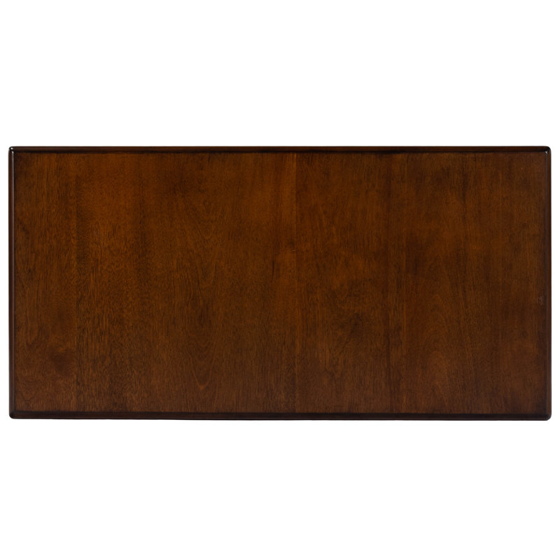 Larina Shaker Wood Side Table, Dark Cherry