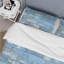 Ensemble de housse de couette bleu beige beige Country Rustic Wood II-109144705