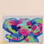 «Colorful Elephant» par Jill Lambert, reproduction sur toile tendue-17682467