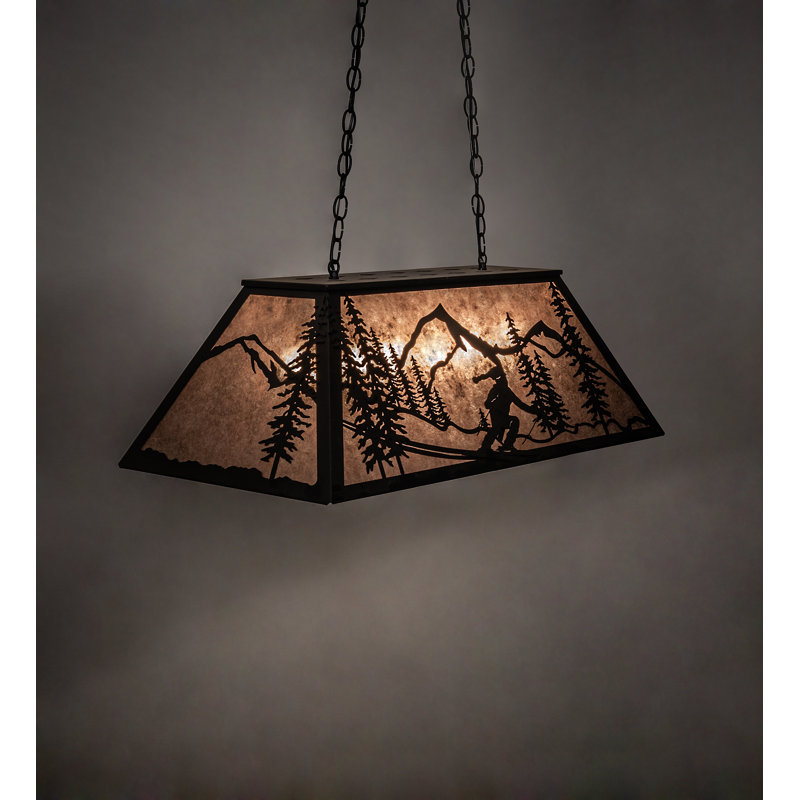 Alpine 6 - Light Pendant, 18" - 44" H x 33" W x 17" D