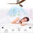 52 Inch Ceiling Fan With Light, 3 Light Walnut Solid Wood Blades,Remote Control,6-Speed Reversible DC Motor For Living Room,Bed Room,Dining Room