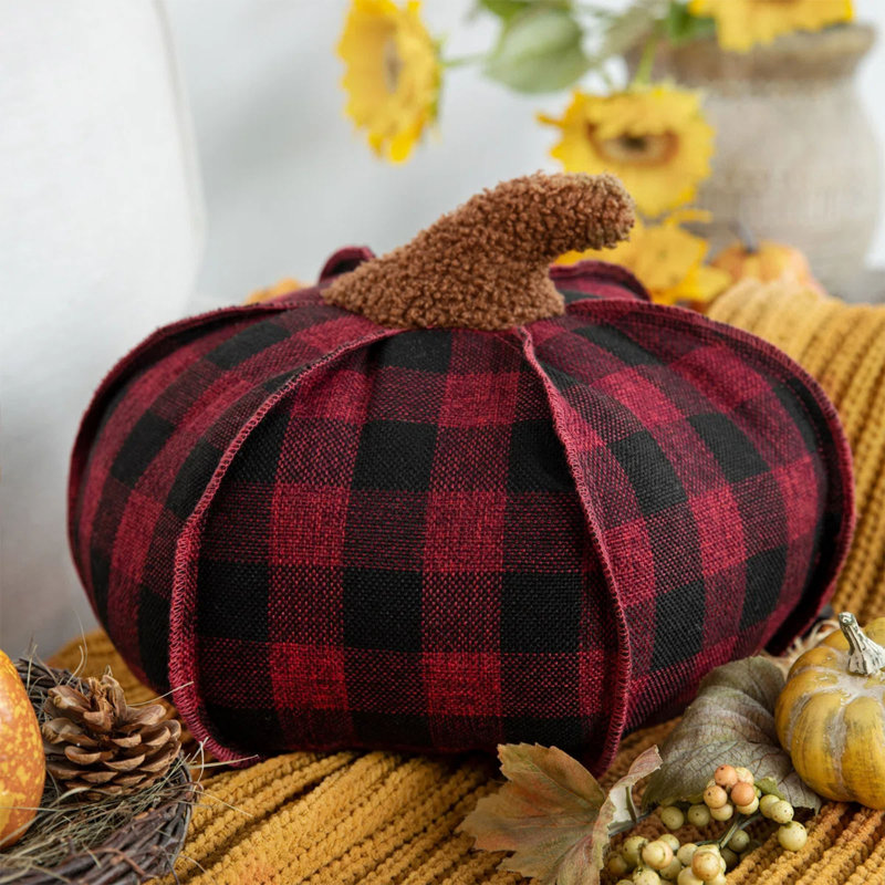 Ensemble de 1 housse de coussin décoratif décoratif Halloween Holiday Collection, Rouge / noir