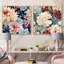 Louca - Ensemble de 2 collages floraux carrés-101847528-101847532