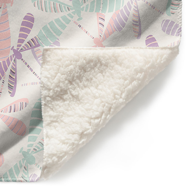 Couverture libellules , 51 po x 60 po