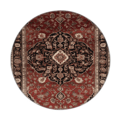 Turkish Brown Indoor and Outdoor Area Rug