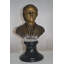 Janicki Frederic Francois Chopin Bust Bronze Statue -  Size: 12"L x 8"W x 21"H.