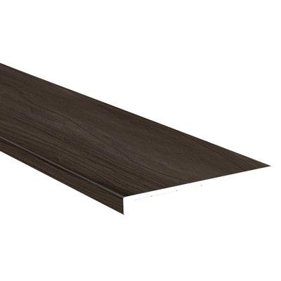 1.25 in. T x 47.25 in. L x 12.01 in. W Luxury Vinyl Flooring Trim Eased Edge Stair Tread