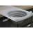 Cutting Board With Strainer White And Grey X1UN