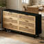 Armoire de rangement en rotin 6 tiroirs-1180470531-1180470532