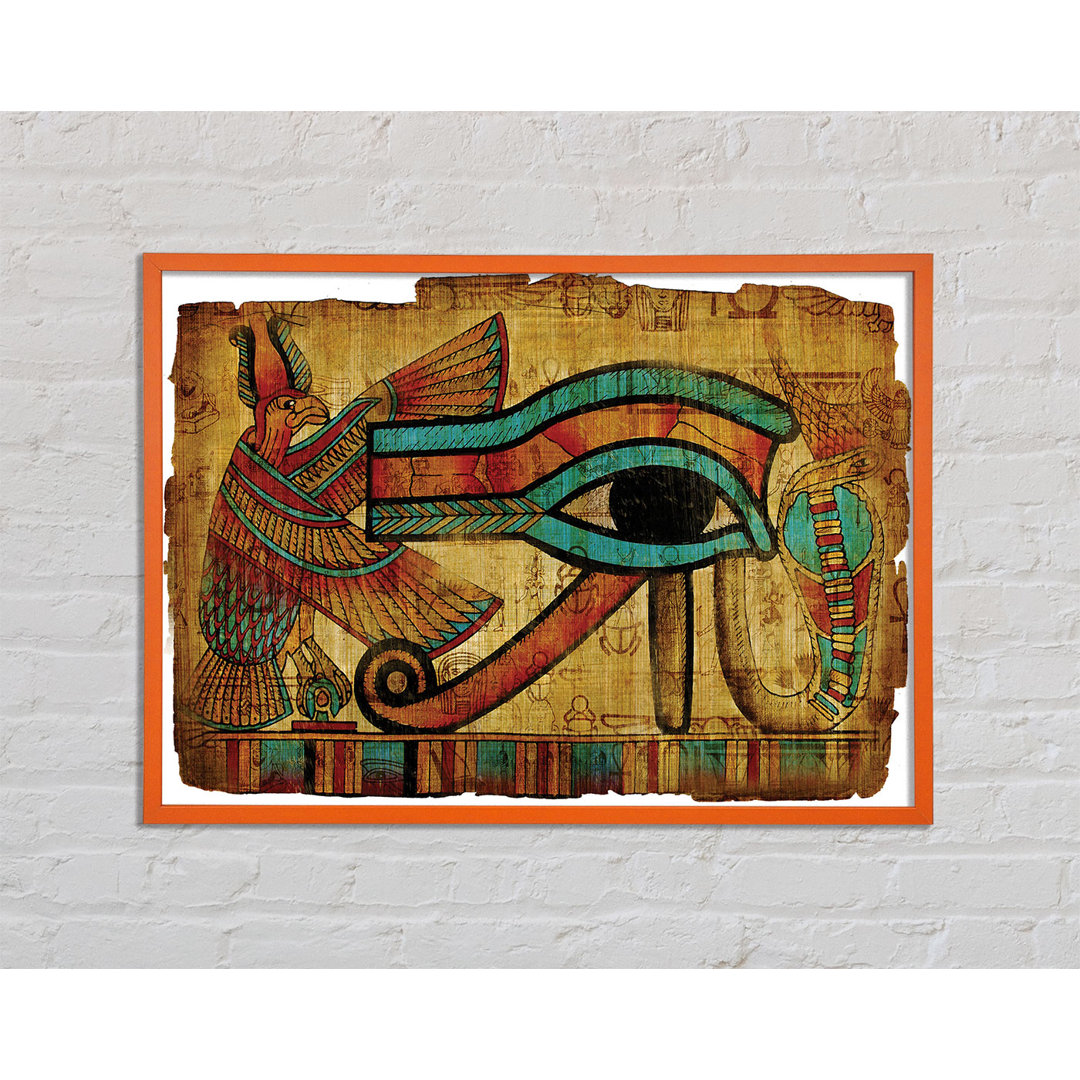 Brendy Egyptian Das Auge des Horus - Einzelne Bilderrahmen Kunstdrucke