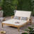 Patio Double Chaise Lounge With Cushion-795042128