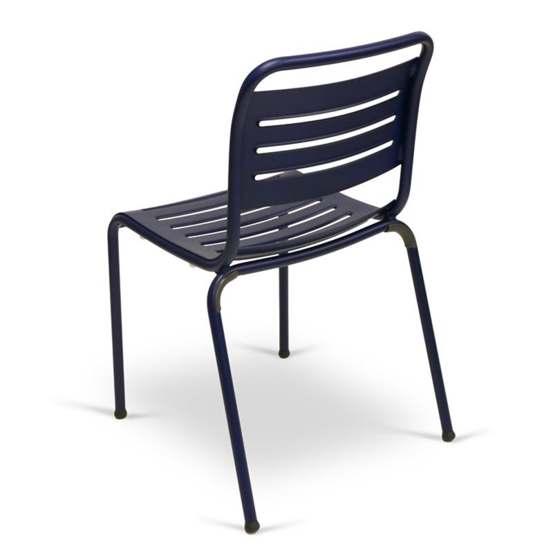 Chaise d'appoint d'extérieur en aluminium Ace, Blue