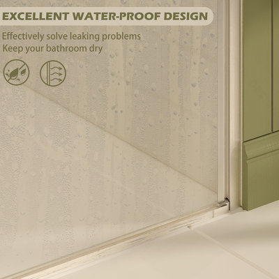 33-34" W ×72" H Frameless Pivot Shower Door, Pivot Swing Shower Glass Doors With 1/4"(6Mm) SGCC Clear Tempered Glass,Explosion-Proof Film, Reversible Installation, Brushed Nickel