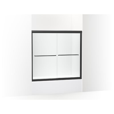 Finesse 54.62"" W x 55.5"" H Double Sliding Frameless Tub Door with Clean Coat Technology -  Sterling by Kohler, K-5425-59PBL-G05