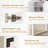 Shoe Cabinet with Doors, 6-Tier Shoe Storage Cabinet with Adjustable Shelves, Wooden Shoes Rack Shoe Storage Organizer for Entryway
