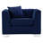 Gagnon Contemporary Chair in Velvet and Brushed Stainless Steel Legs-44585798