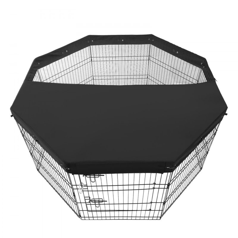 30cm H Panel Steel Exercise Pen With Door