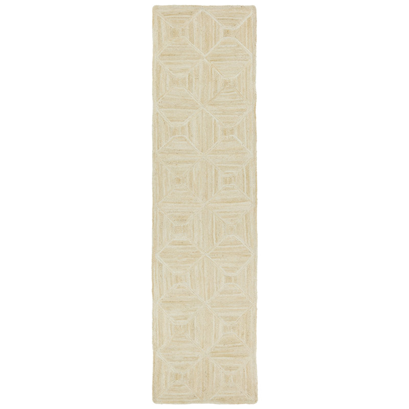 Nolita Hand Woven Jute Geometric Area Rug, Rectangle 8' x 10'