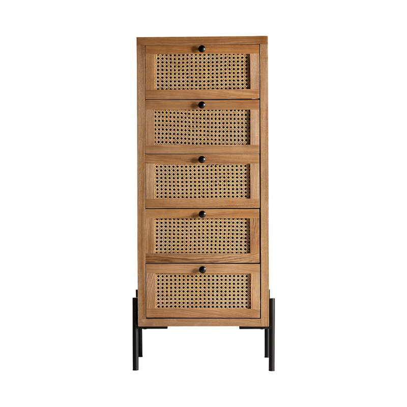 Hardtner 45cm W 5 - Drawer Chest of Drawers
